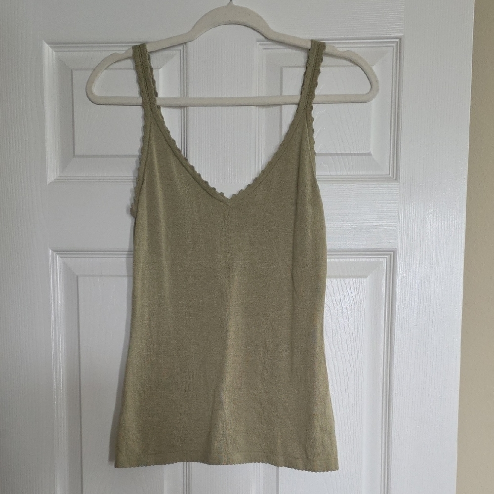 Women's Beige V-Neck Camisole